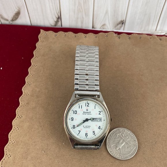 Vintage Signet Railroad Approved 24 Hour Quartz Watch - Picture 8 of 8